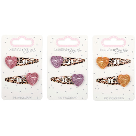 Haarclips Herz - beautiful Stars, sortiert