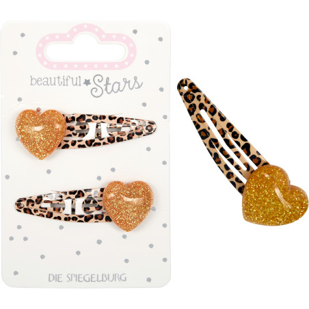 Haarclips Herz - beautiful Stars, sortiert