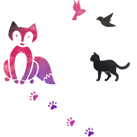 Airbrush-Set für Papier - 10