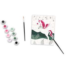 Malen nach Zahlen auf Leinwand