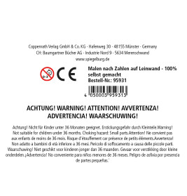 Malen nach Zahlen auf Leinwand