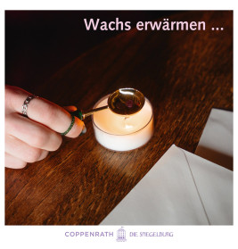 Siegelwachs-Set: 100% selbst gemacht