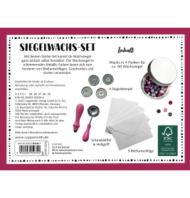 Siegelwachs-Set: 100% selbst gemacht