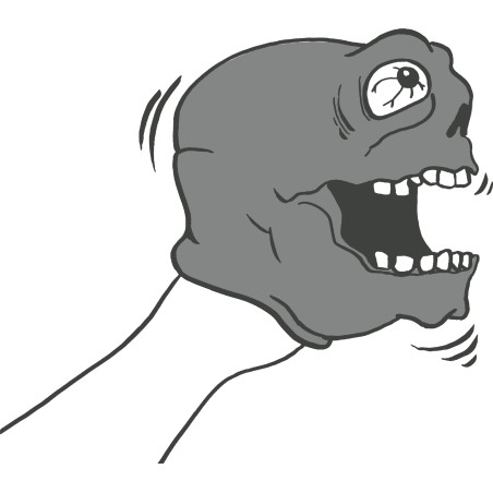 Handpuppe Zombie - Wild+Cool