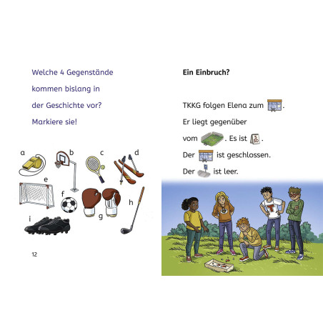 TKKG Junior, Bücherhelden Vorschule, Tatort Fußballplatz