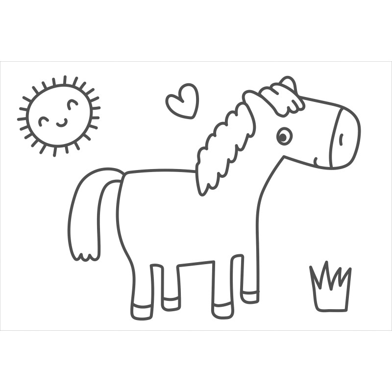 Mein kleines Malbuch. Bauernhof