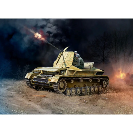 Flakpanzer IV - Möbelwagen 3,7 cm Flak 43, Revell Modellbausatz