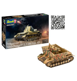 Flakpanzer IV - Möbelwagen 3,7 cm Flak 43, Revell Modellbausatz