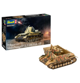 Flakpanzer IV - Möbelwagen 3,7 cm Flak 43, Revell Modellbausatz