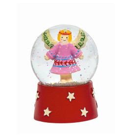 Nachtleuchtende Schneekugel