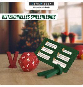 Stadt Land Vollpfosten® Das Brettspiel Christmas Edition | Grundspiel inkl. Weinachts Erweiterung