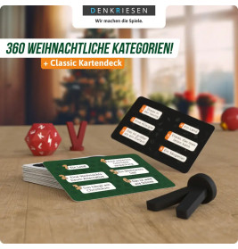 Stadt Land Vollpfosten® Das Brettspiel Christmas Edition | Grundspiel inkl. Weinachts Erweiterung