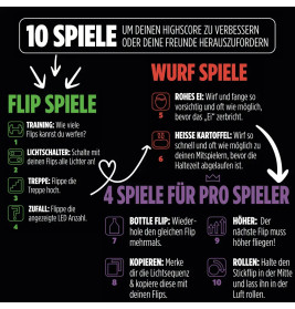 Stickflip - Werfen, Fangen, Hochleveln