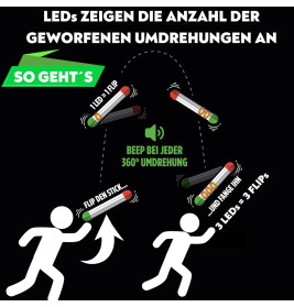 Stickflip - Werfen, Fangen, Hochleveln