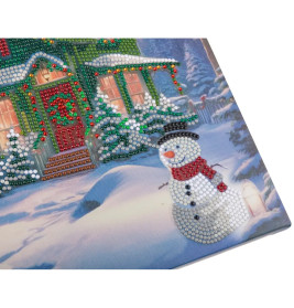 Crystal Art Leinwandbild Snowy Paradise