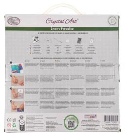 Crystal Art Leinwandbild Snowy Paradise