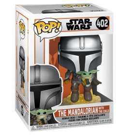 Funko POP!  Star Wars: The Mandalorian – Mando fliegt mit Jetpack