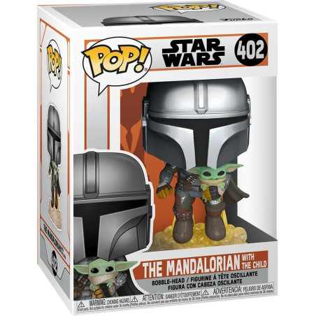 Funko POP!  Star Wars: The Mandalorian – Mando fliegt mit Jetpack