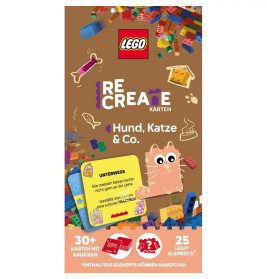 LEGO® - ReCreate Activity Cards - Hund, Katze   Co.