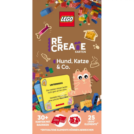 LEGO® - ReCreate Activity Cards - Hund, Katze   Co.