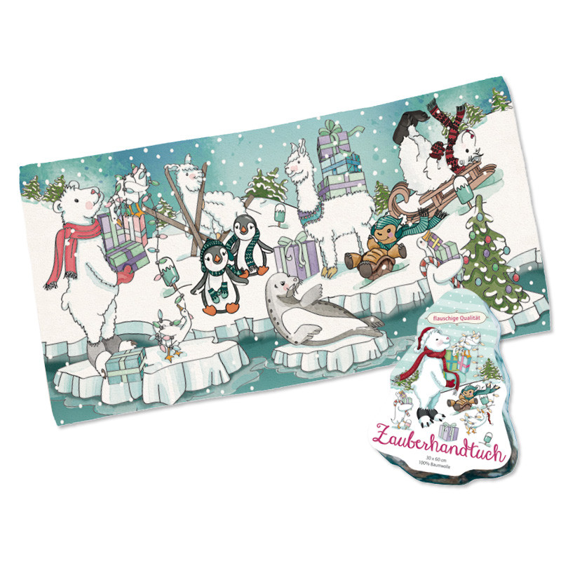 Zauberhandtücher TapirElla Winterzauber
