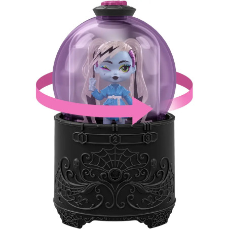 Monster High-Zaubertränke Kristallkugel Minipuppen, Enthüllung einer Überraschungsfigur (Figuren kön