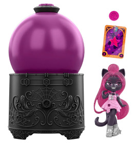Monster High-Zaubertränke Kristallkugel Minipuppen, Enthüllung einer Überraschungsfigur (Figuren kön