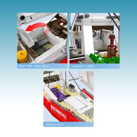 Modern Sailboat II 767/pcs