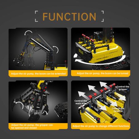 Hydraulic Log Grapple 866/pcs