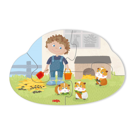 HABA 6 erste Puzzles Haustiere HABA 6 erste Puzzles Haustiere