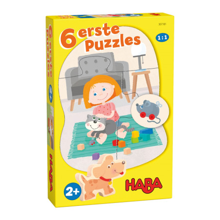 HABA 6 erste Puzzles Haustiere HABA 6 erste Puzzles Haustiere