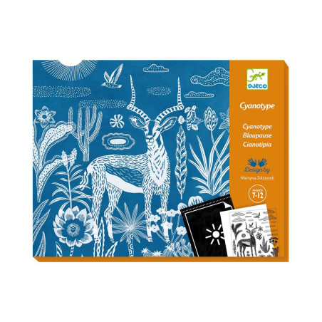 Workshop Blaudruck: Savanne bei Nacht