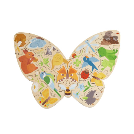 Puzzle 2in1, Schmetterling