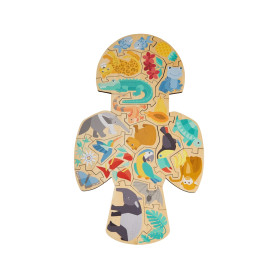 Puzzle 2in1, Papagei