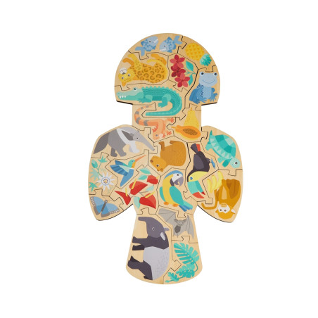 Puzzle 2in1, Papagei