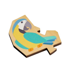 Puzzle 2in1, Papagei