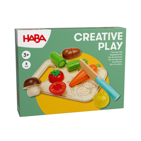 Creative Play Gemüse-Set mit Brettchen und Messer