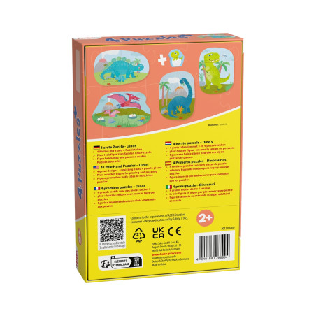 4 erste Puzzles – Dinos