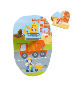 4 erste Puzzles – Baustelle