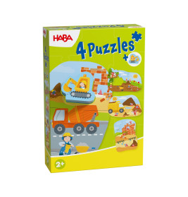 4 erste Puzzles – Baustelle