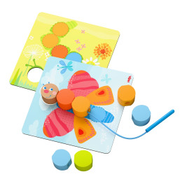 Fädelspiel Holztiere