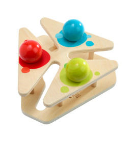 Stand-Kugelbahn – Farbrollerei