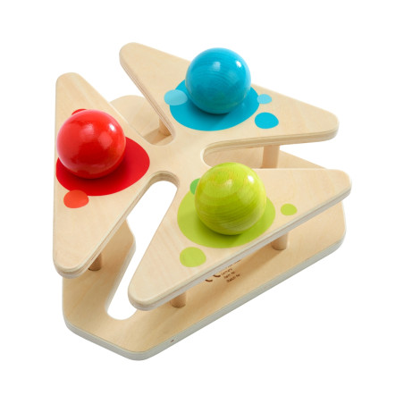 Stand-Kugelbahn – Farbrollerei