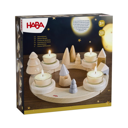 Adventskranz Holz