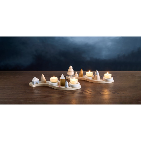 Adventskranz Holz
