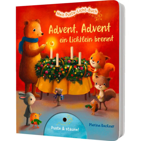 Puste-Licht-Buch Advent, Advent, ein