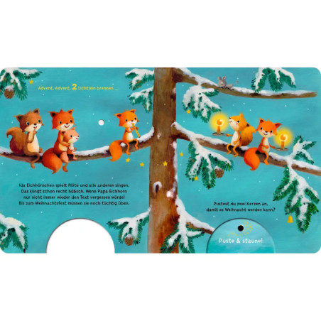 Puste-Licht-Buch Advent, Advent, ein