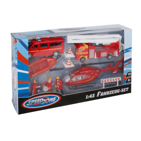 Speedzone D/C Spielset Servicefahrzeug, 3-fach sortiert