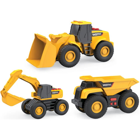 Speedzone Baufahrzeuge Light   Sound, Friktion, 3-fach sortiert