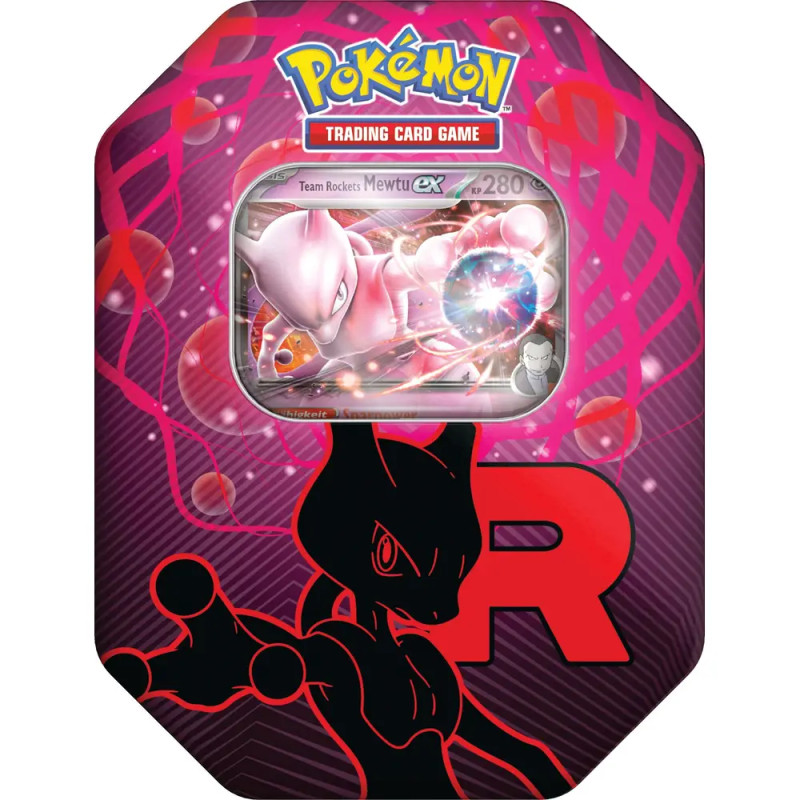 Pokémon-Sammelkartenspiel: Tin-Box Team Rocket: Team Rockets Mewtu-ex